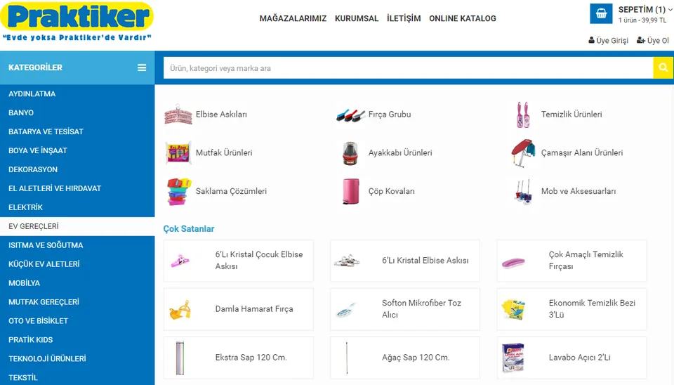 Praktiker.com.tr açıldı !